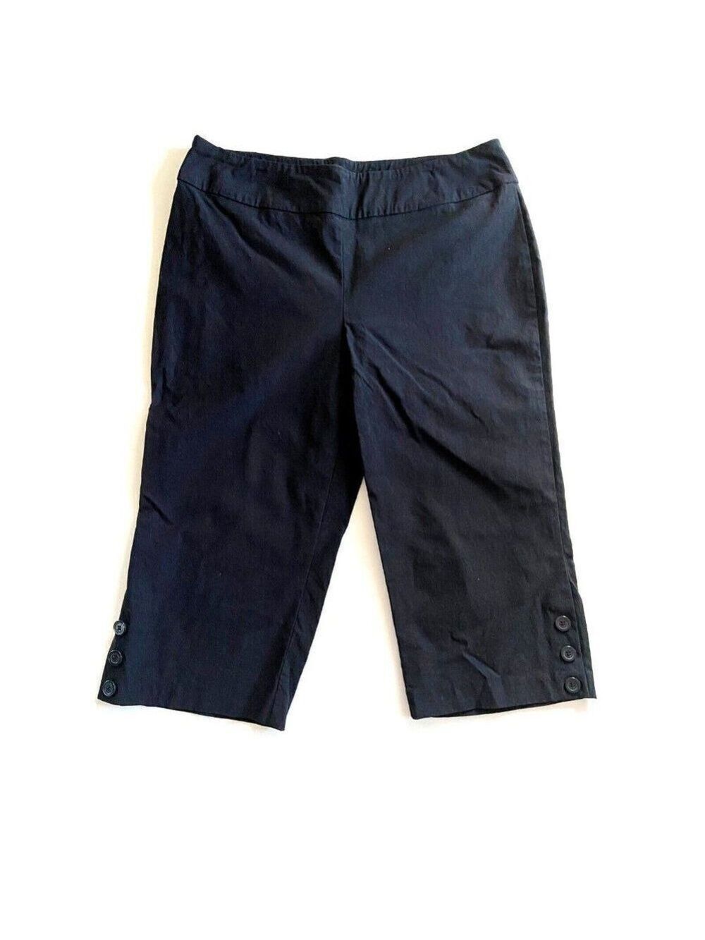 Denver Hayes Women's Black Capri Pants Size 14 x 20